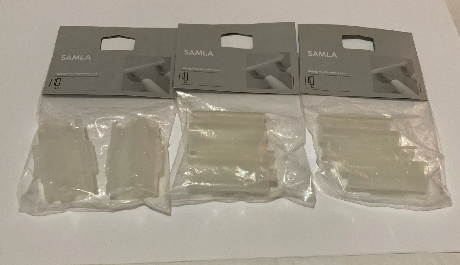 Genuine IKEA SAMLA Storage Box Clips Lid Lock Fasteners Lot 12 Replacement New