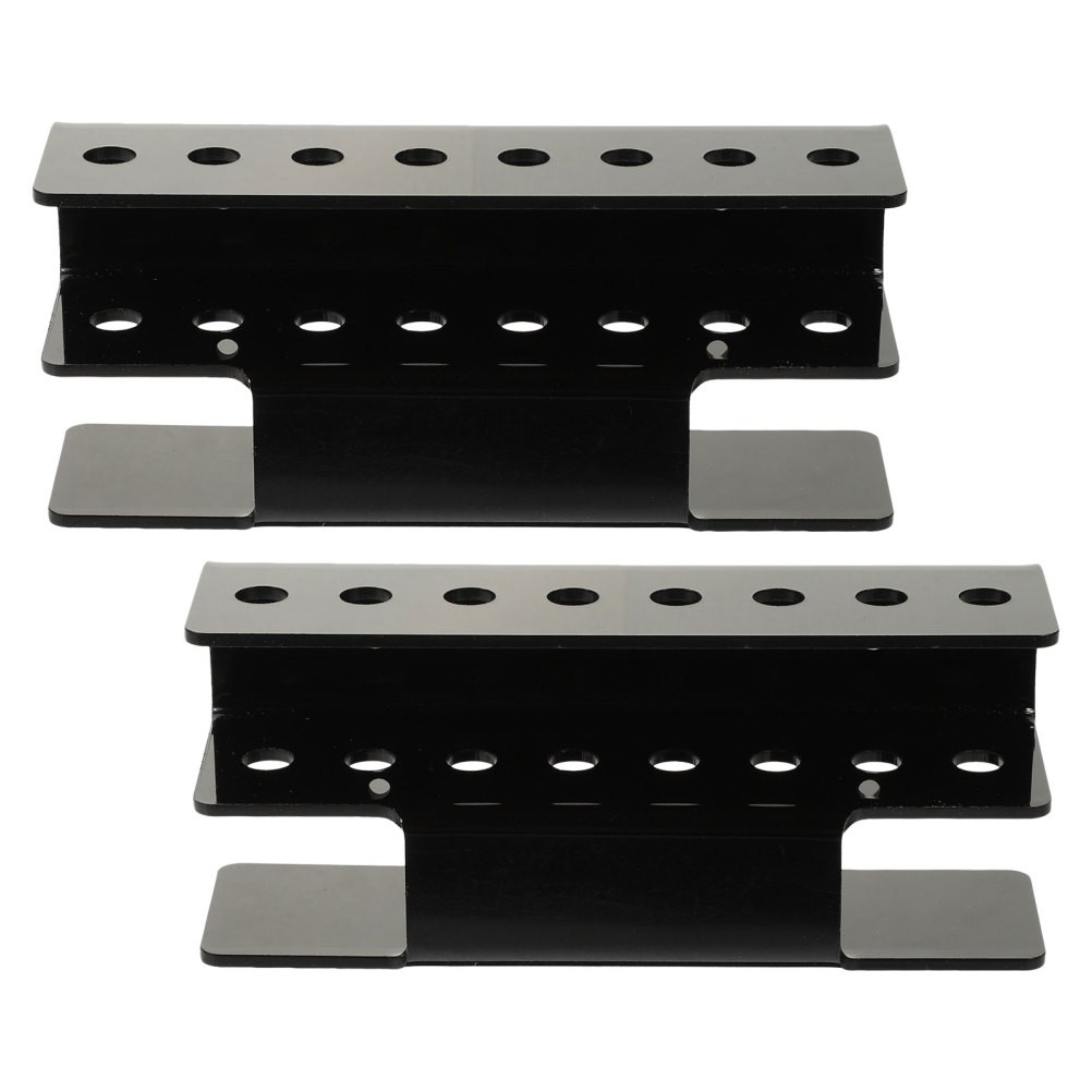 2Pcs Durable Black Acrylic Dart Wall Rack Space Saving Dart Storage