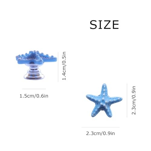 Starfish Car Push Start Button Cover,Cute Beach Car Engine Ignition Protector