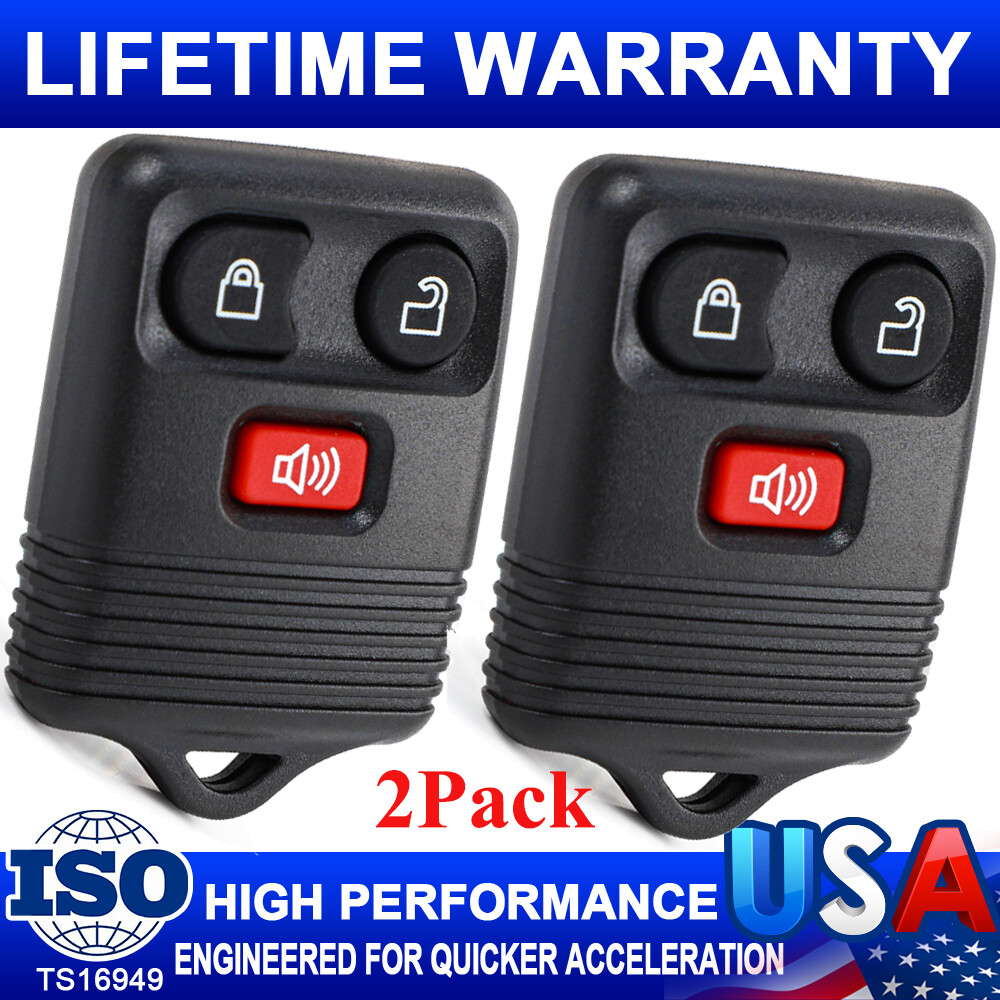 Set of 2 Keyless Entry Remote Control Car Key Fob For Ford Expedition F-150 F350