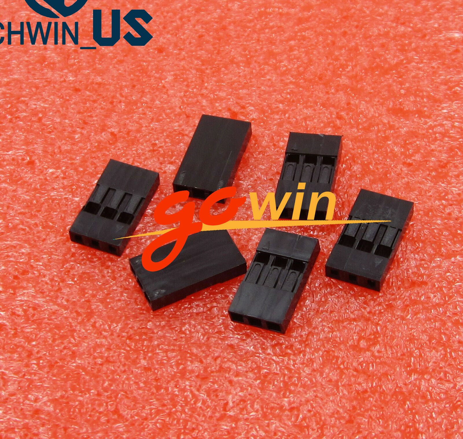 500pcs 2.54mm 3P  Female Pin Connector Dupont Jumper Wire Cable Housing new L3US