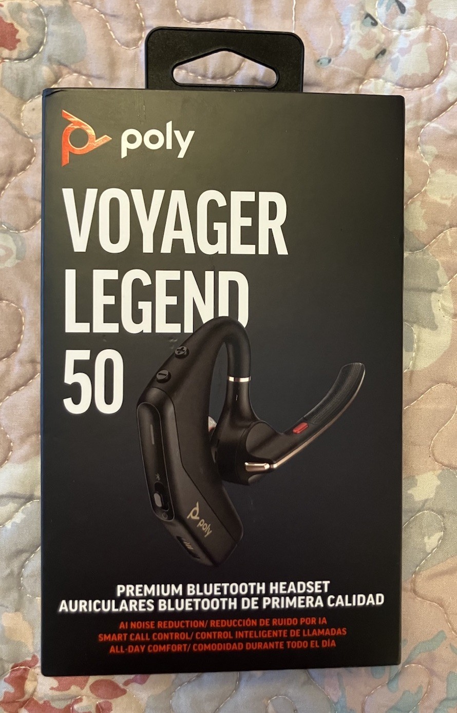 Poly Voyager Legend 50 Premium Bluetooth Ear-Hook Boom Mic NC USB-C Black