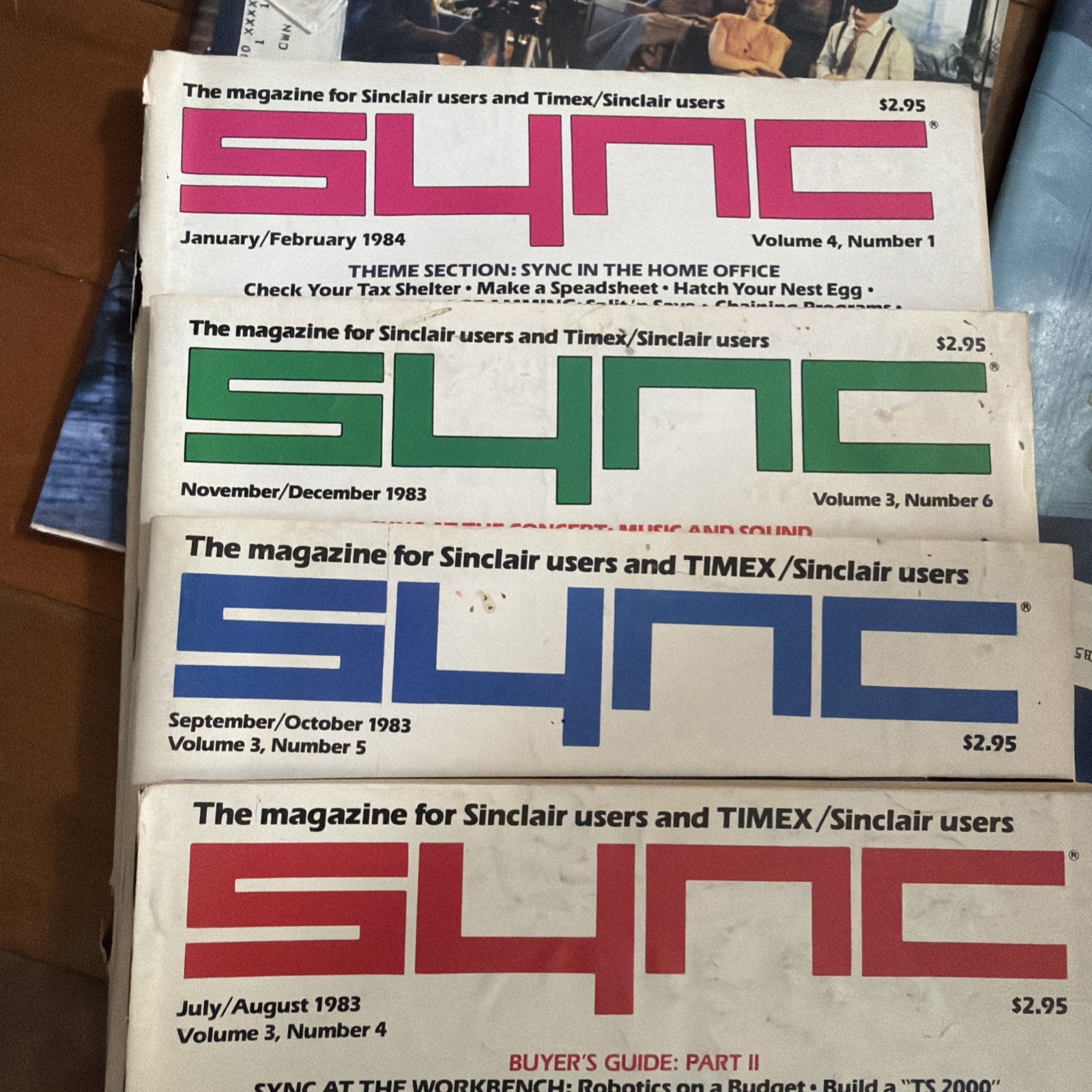 Sync Timex Sinclair Computer Magazine 1983 1984 PC Machine Language Chaining Bit
