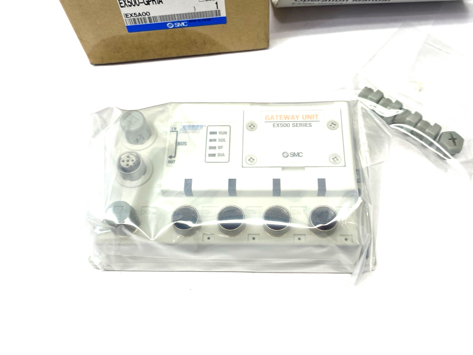 SMC EX500-GPR1A Serial Interface Unit, PROFIBUS, 64/64