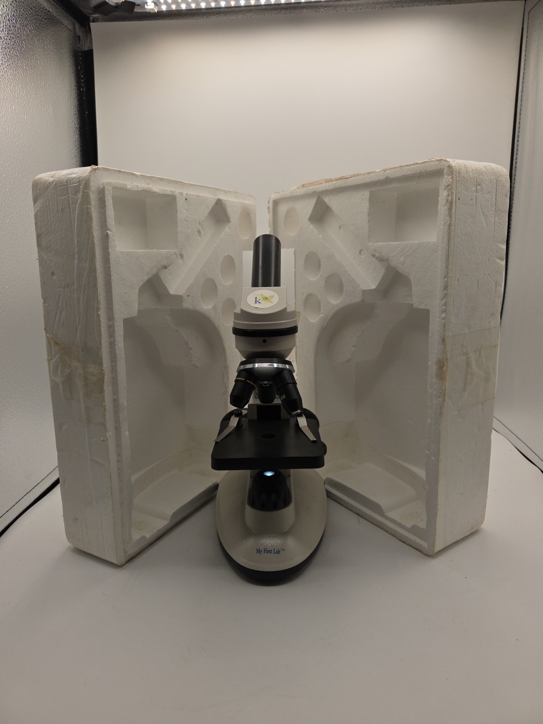 Microscope My First Lab Duo Scope Model MFL-06 Light Sources Magnify both sides