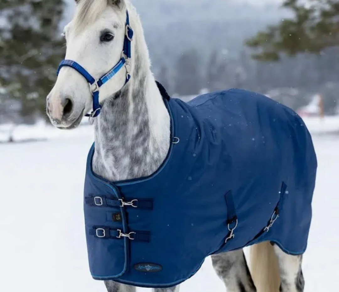 Kensington Navy Medium Weight Turnout Blanket 180Gram Size 75