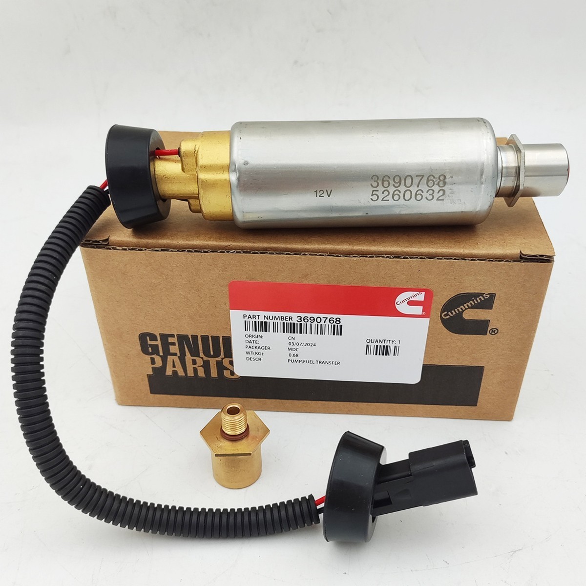 Fuel Transfer Pump 3686718 3690768 for Cummins ISX QSX ISX11.9 ISX15 X15 ISX12