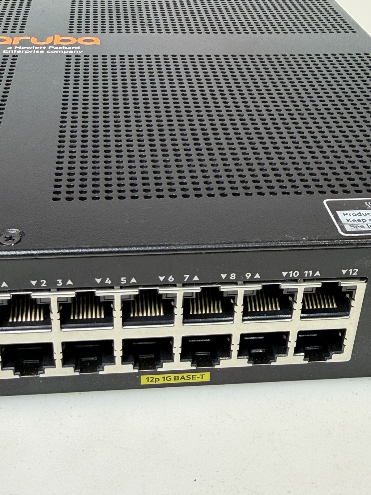 HPE Aruba Networking CX 6100 managed switch, model JL679A