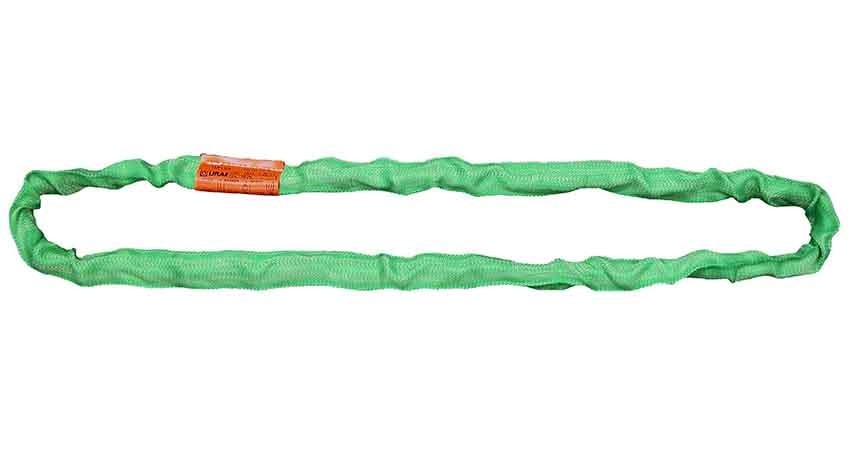 Lift All EN60X12 12-Ft Tuflex Polyester Endless Round Sling with Tuff-Tag, Green