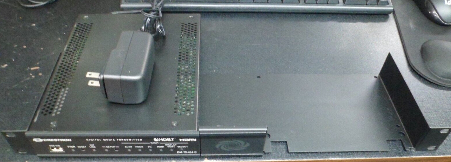 Crestron DM-TX-401-C Digital Media Transmitter Rackmount Shelf and Power Supply