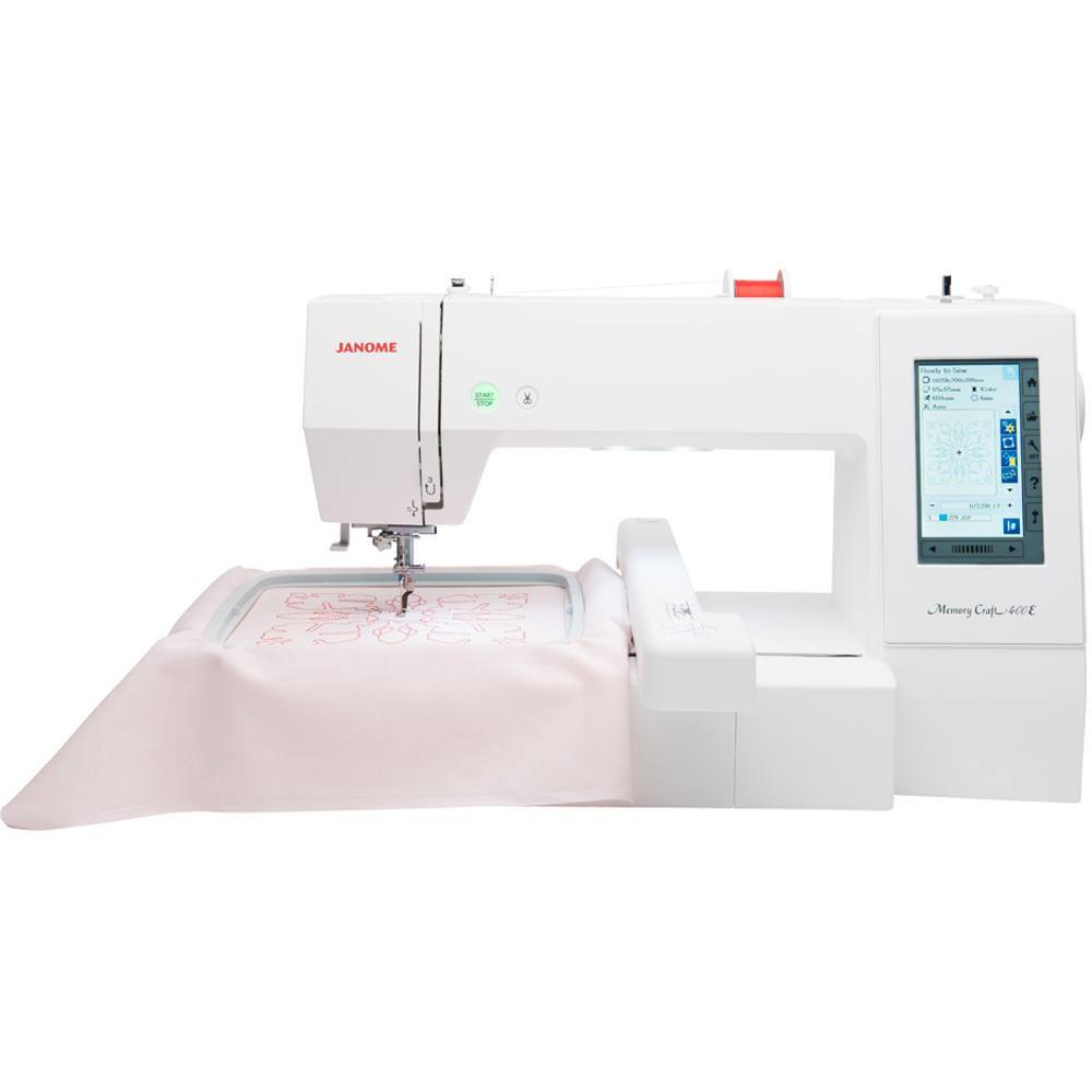 Janome MC400E Embroidery Machine, New