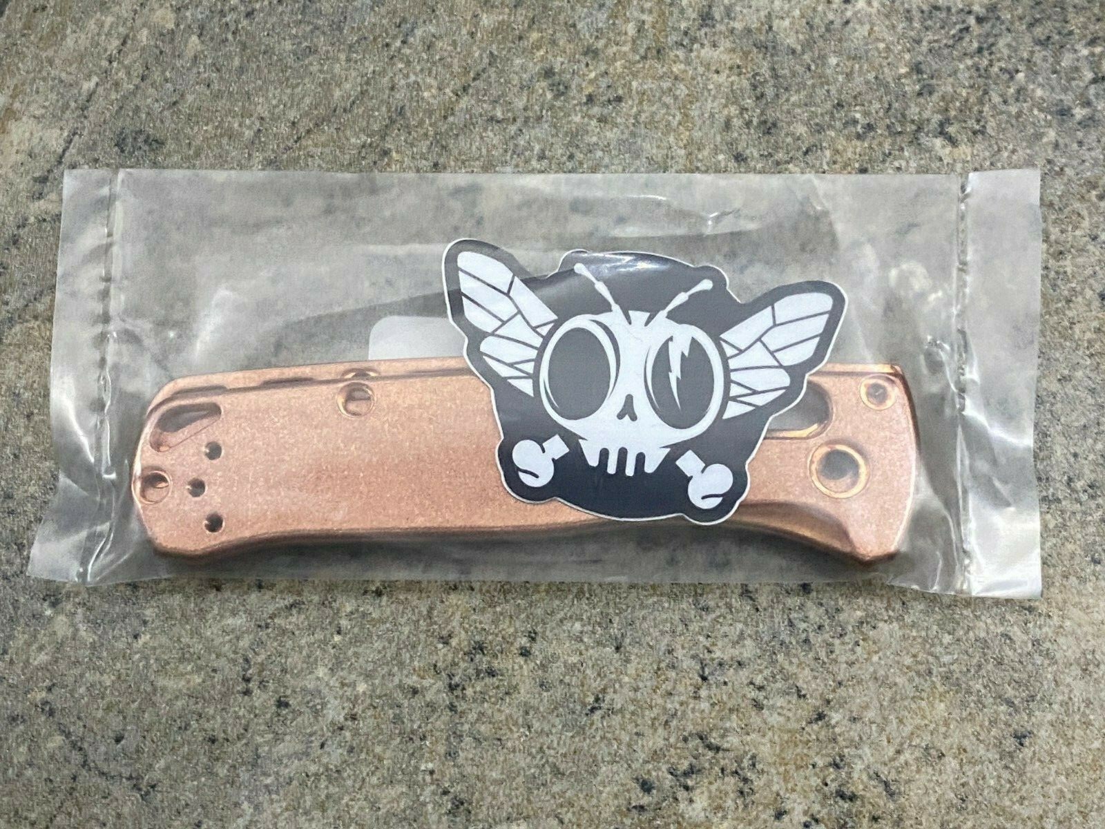 Flytanium Copper Scales for Benchmade Mini Bugout FLY676 Antique Stonewash