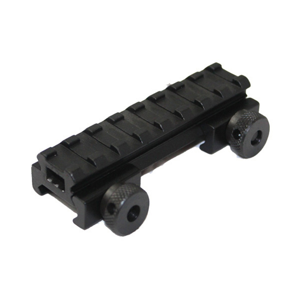 8 Slots Low Profile Scope Riser 0.5 Inch See Through Mount 20mm Picatinny Rail