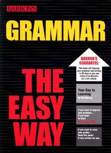 Grammar the Easy Way (Barrons E-Z) - Paperback By Dan Mulvey - GOOD