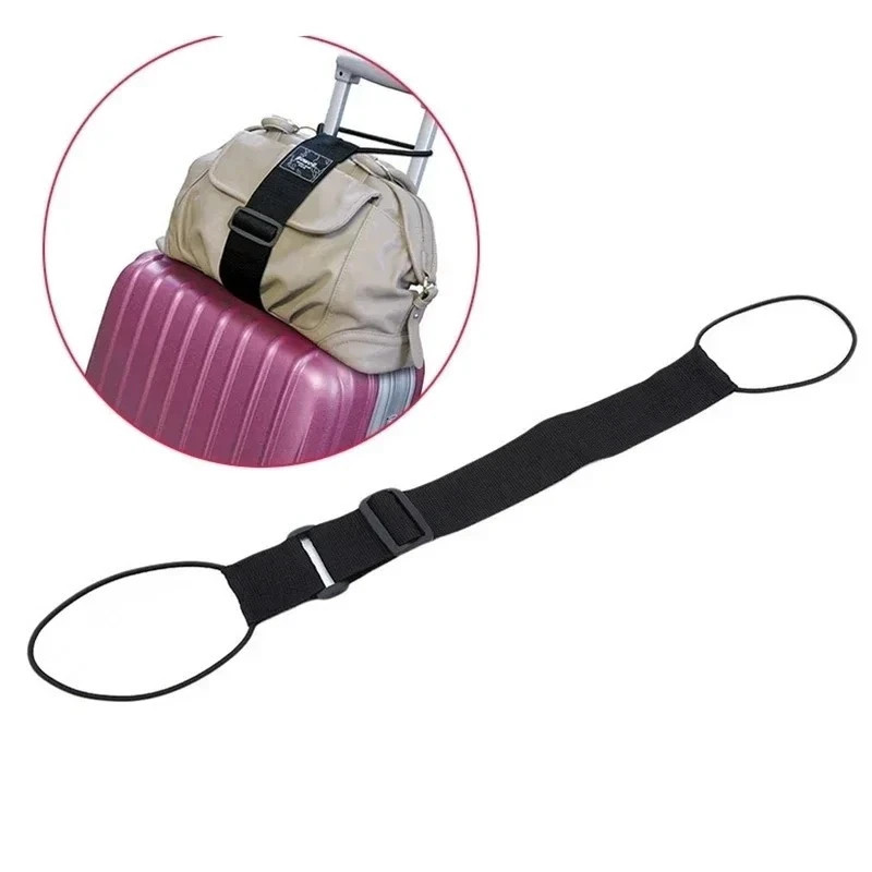 Adjustable Elastic Luggage Strap Baggage Suitcase Travel Security Carry‑On Belt