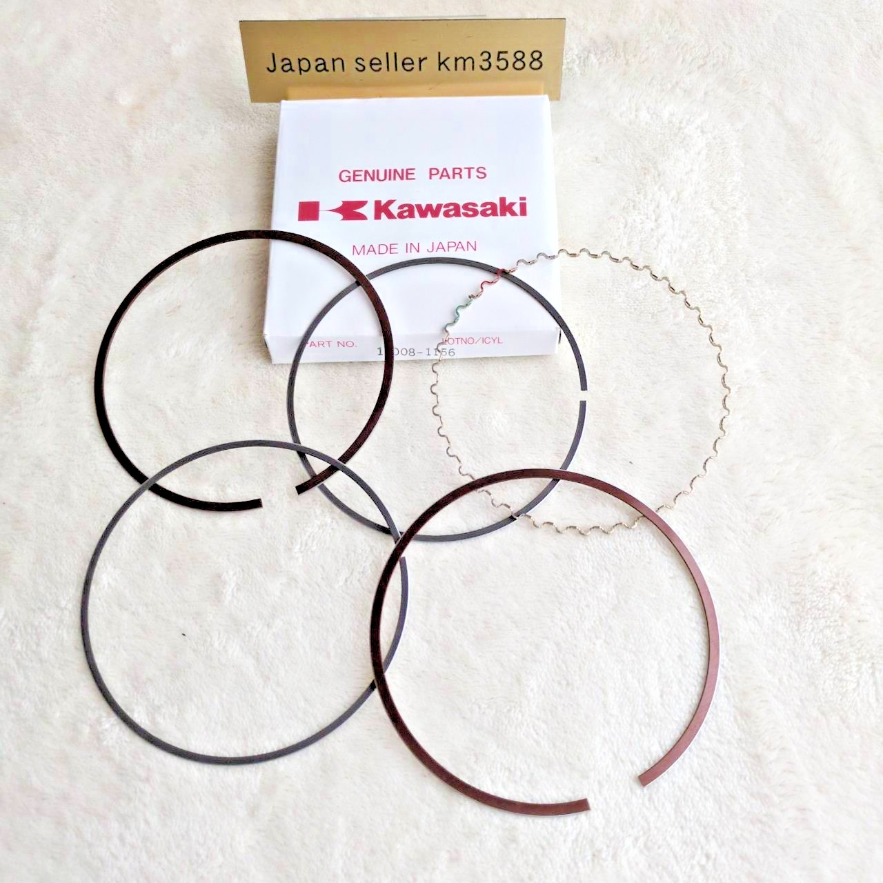 Kawasaki KLX650 1993–1996 Piston Ring Set STD 13008‑1156 OEM Genuine from Japan