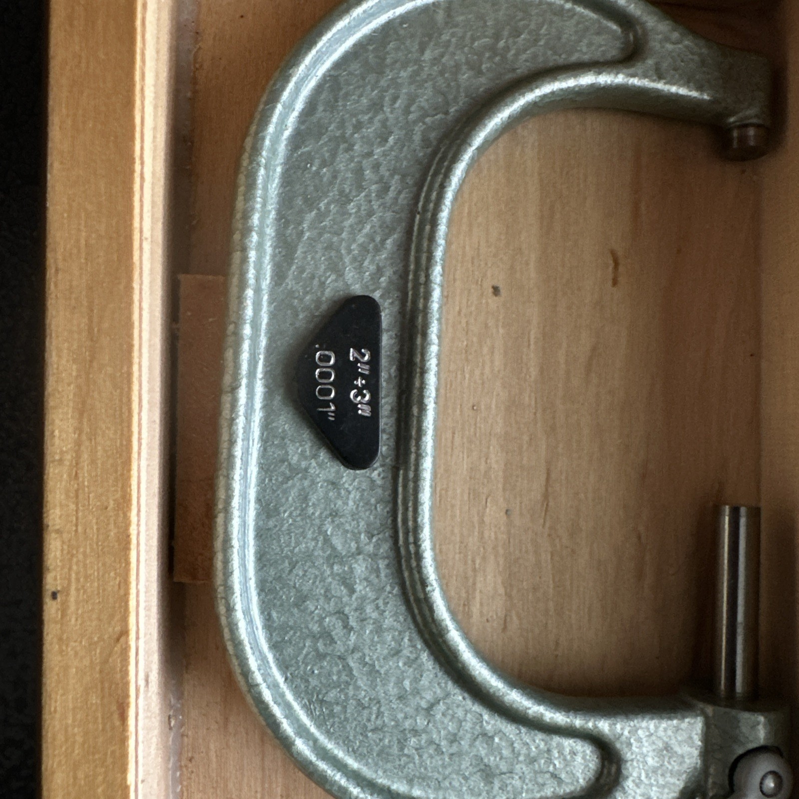 Sandvik OUTSIDE MICROMETER with friction thimble-carbide 2’-3’ .0001