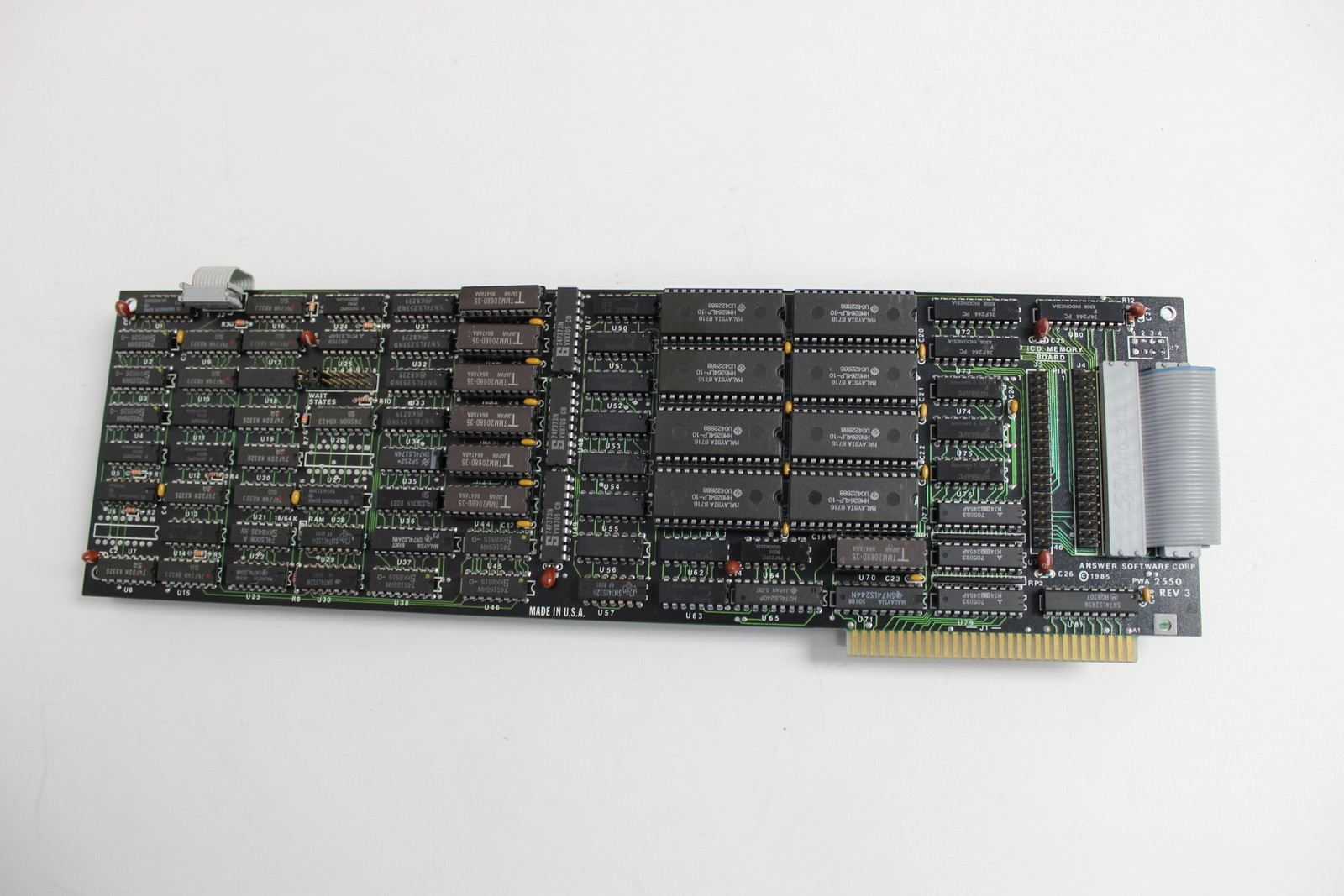ANSWER SOFTWARE ISA ICD CONTROLLER PWA 2500 WITH ICD MEMORY BOARD PWA 2550