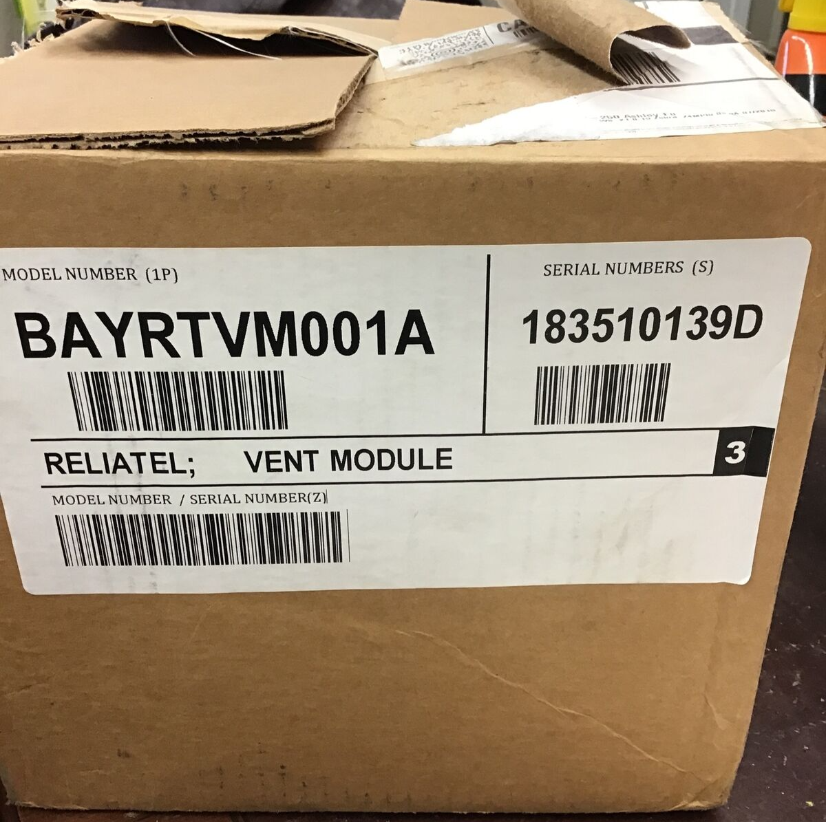 TRANE RELIA TEL BAYRTVM001A Ventilation Module Kit 12.5-50 Ton New (R17)