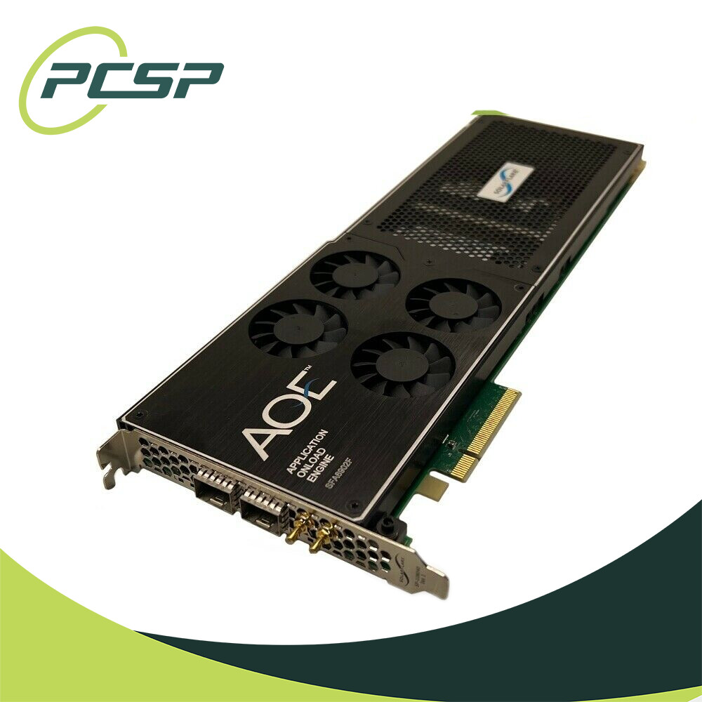 Solarflare SFA6902F Dual Port 10GbE SFP+ ApplicationOnload Engine Card