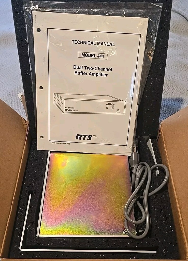 RTS Systems 444 Buffer Amplifier (New Old Stock)
