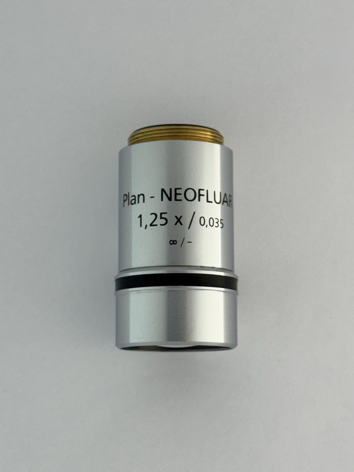 Zeiss Plan-Neofluar 1.25x/0.035 ∞/- RMS Microscope Objective Lens