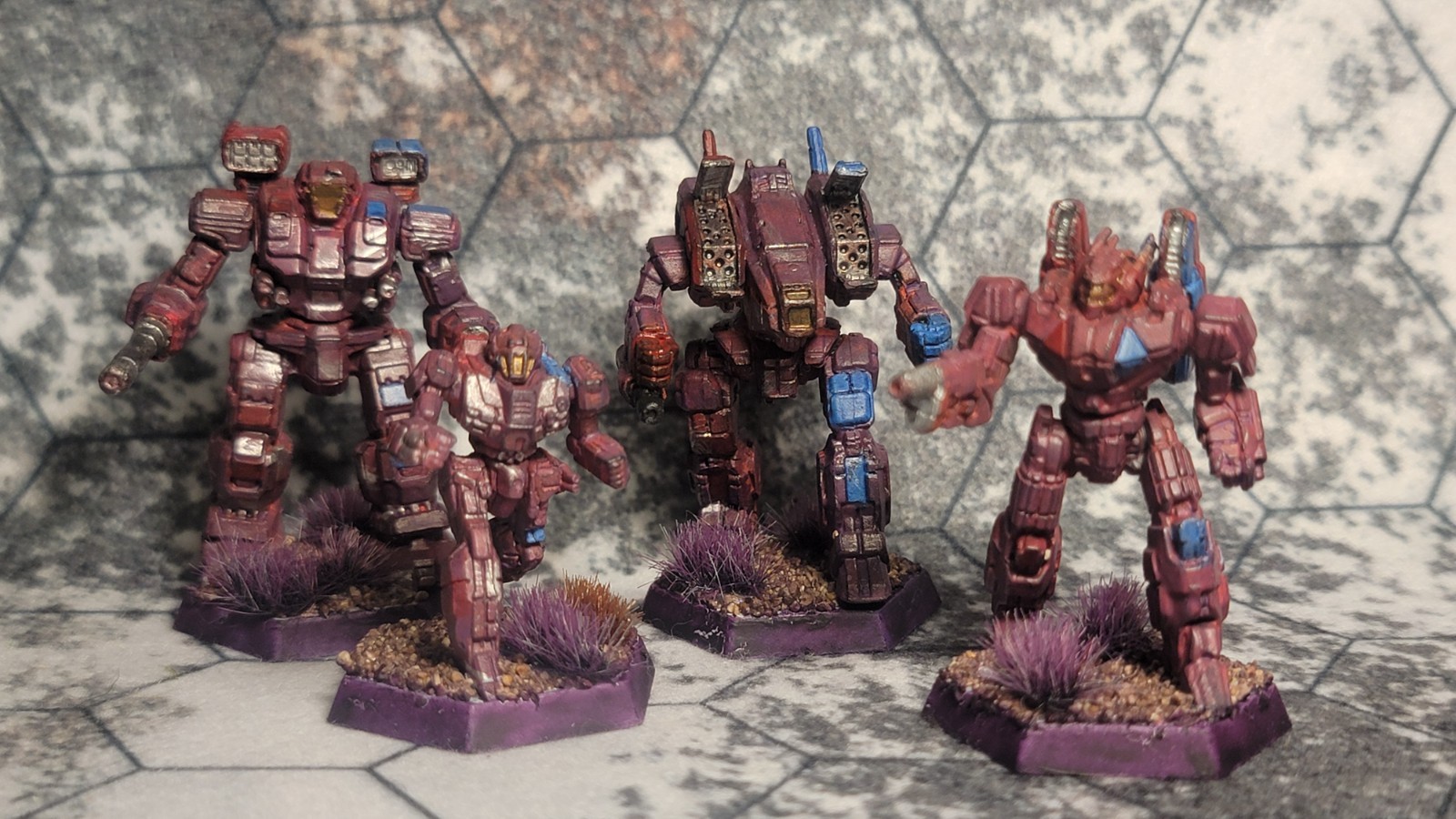 Battletech House Marik Lance Custom Painting