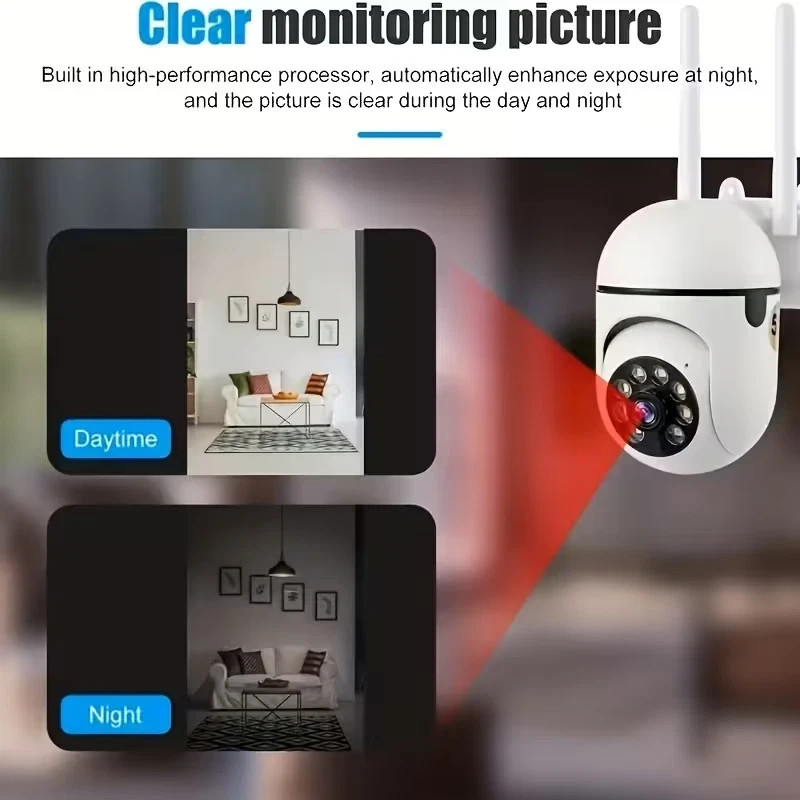 4-Pack Wireless 5G WiFi Security Camera System Smart Outdoor Night Vision 1080P
