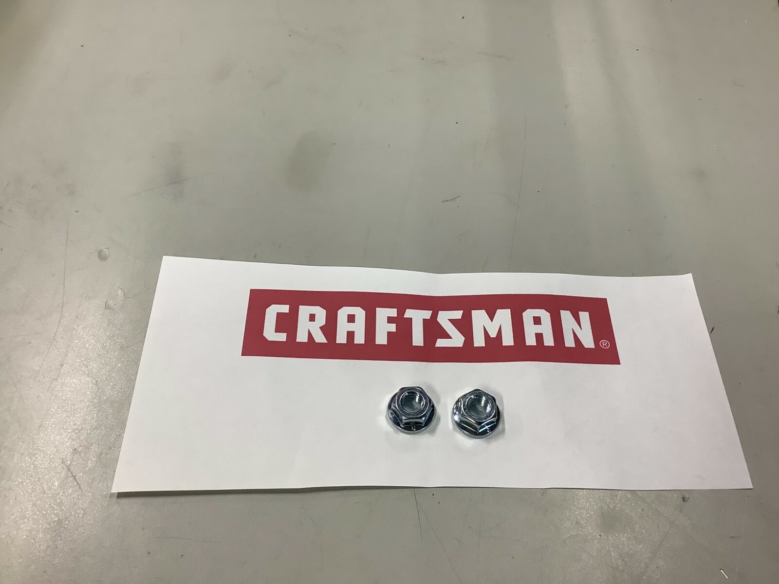 NEW OEM CRAFTSMAN CHAINSAW 16" 18" 20" 34 / 36 / 38 / 42 CC + BAR NUTS (2)