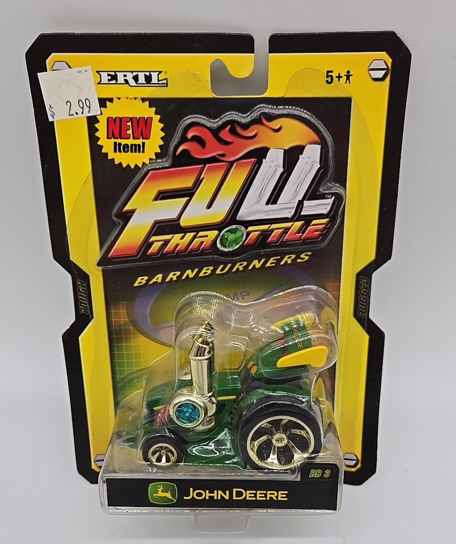 2003 John Deere Full Throttle Tractor Ertl Barneburners BB 3 Sealed Package NIB