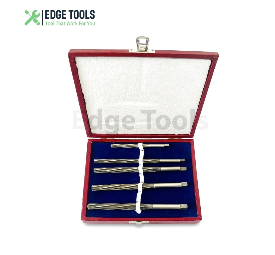 HSS Valve Stem Guide Reamers Set 5 Pcs 1/4" 9/32" 5/16" 11/32" 3/8" EDGE TOOLS