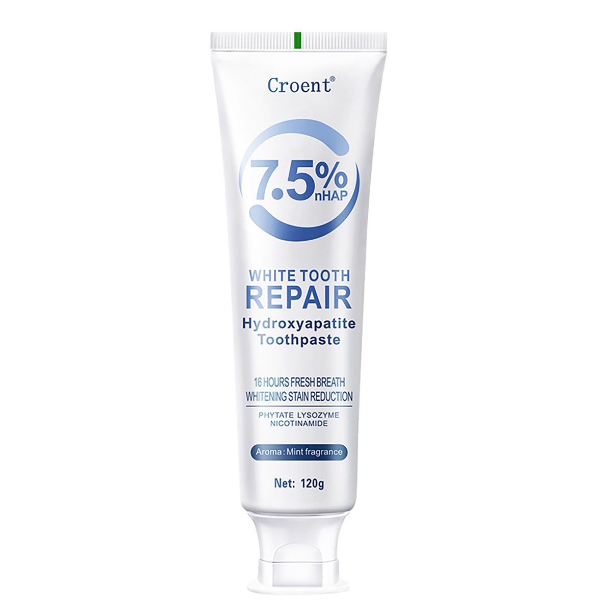 7.5% Hydroxyapatite Toothpaste Remove Yellow Tooth Stains For Sensitive Teeth