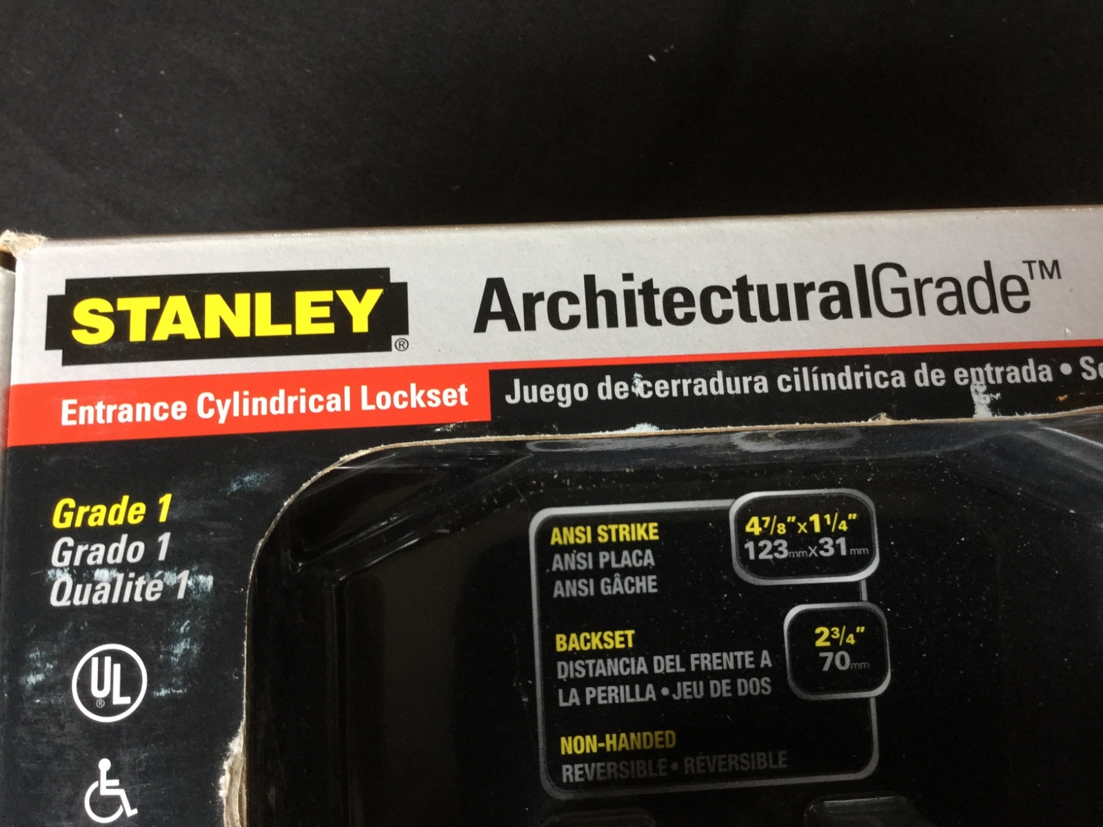 Stanley Architectural Grade 1 Entance Lockset Locksmith