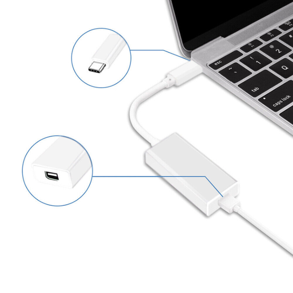 1Pcs Thunderbolt 3 To Thunderbolt 2 Adapter Type C Cable USB For Macbook Air Pro