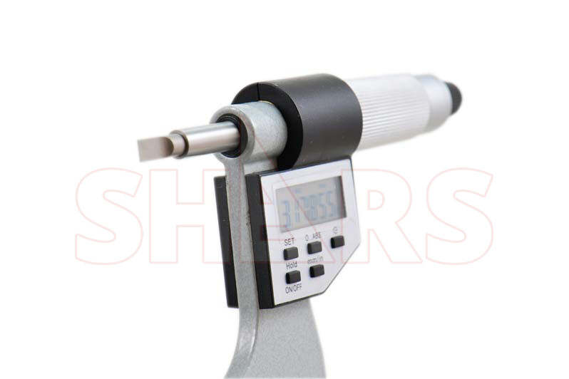 Shars 3-4" Electronic Digital Blade Micrometer Carbide-Tipped New #]