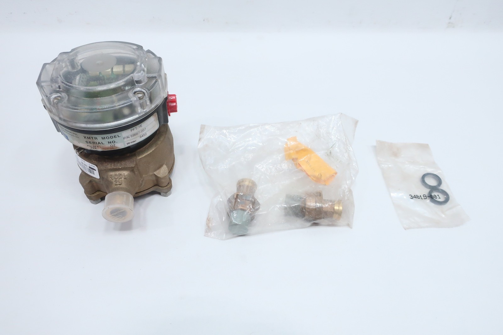 Badger Meter RCDL 25 PFT-1E Xmtr Flow Meter W/ Pulse Transmitter 3/4in Npt