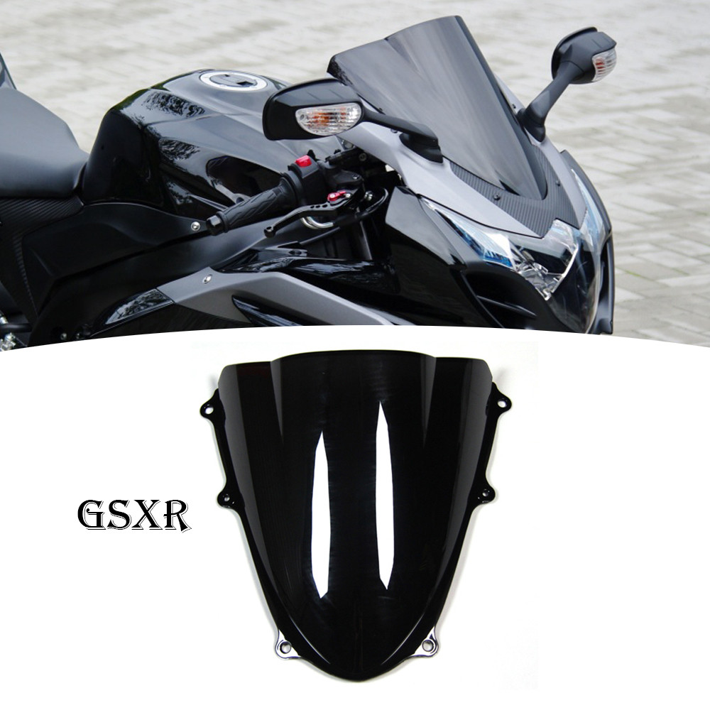Motorbike Black Windshield Windscreen For Suzuki GSXR1000 2009-2016 2012 2013