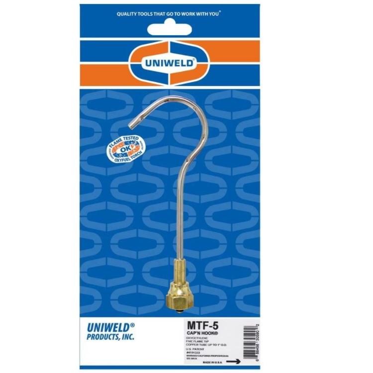 Uniweld MTF-5 Capn Hook Tip (5 Flame) Acetylene