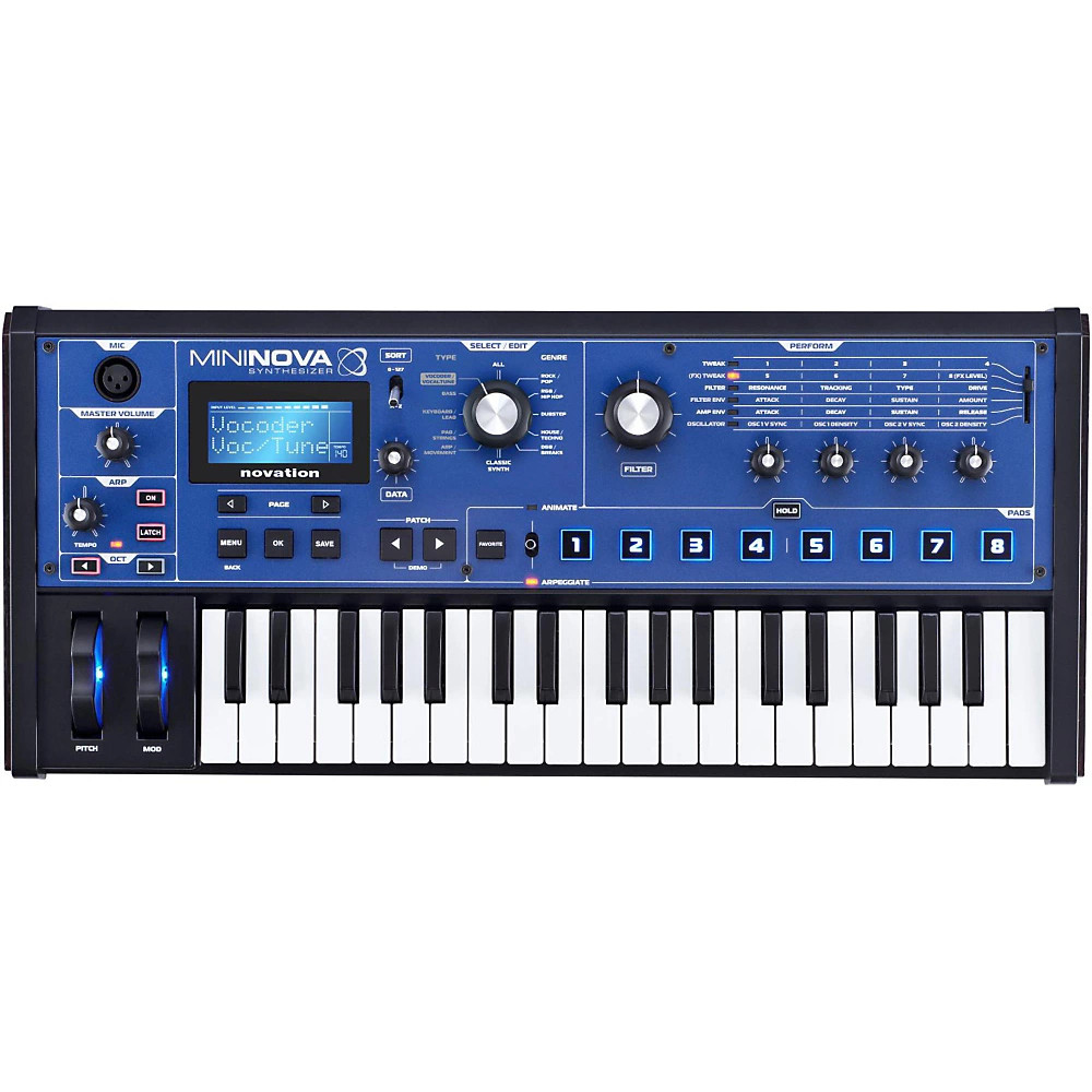 Novation MiniNova MiniKeys Synthesizer