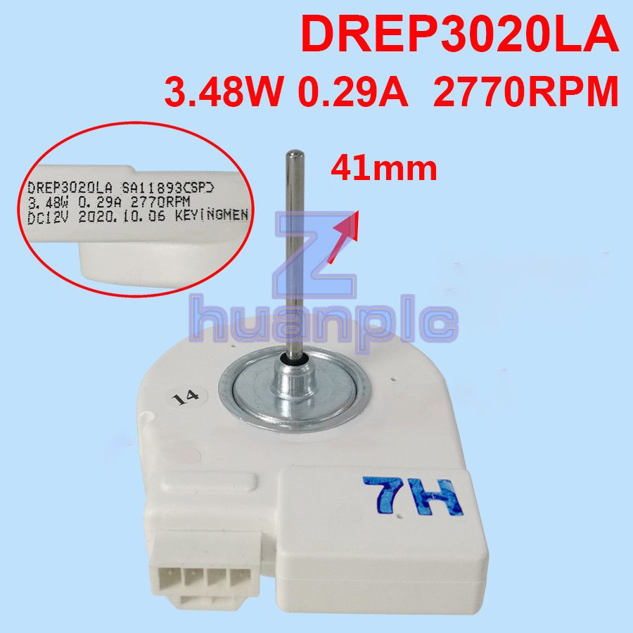 3.48W 0.29A fan motor 2770rpm DC12V DREP3020LA cooling motor fan for samsung
