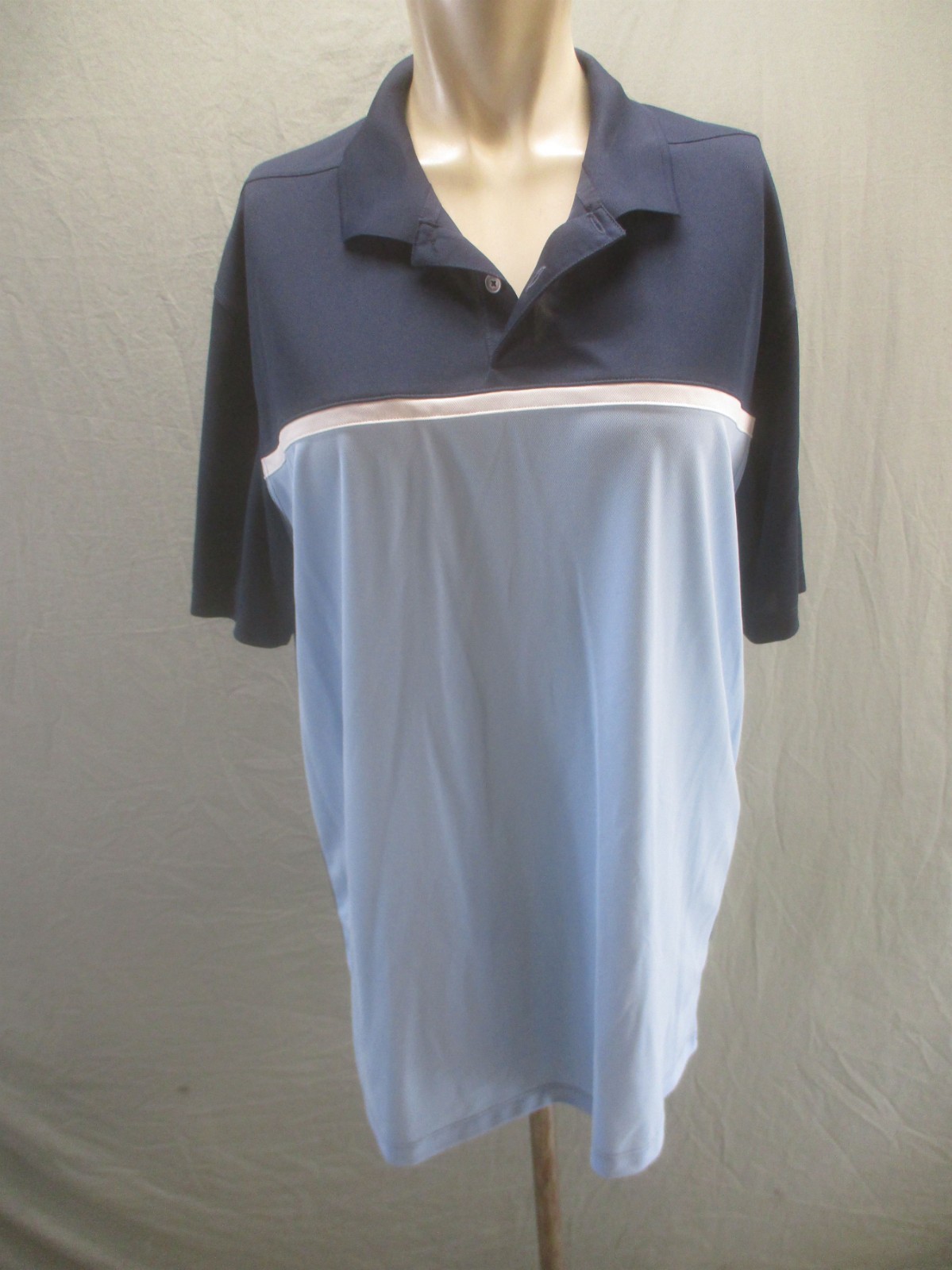 Nike Size M Mens Multicolor Short Sleeve Collared Buttond Activewear Polo 594