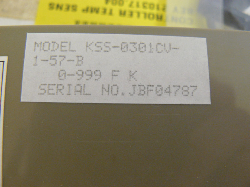 SENSBEY KSS-0301CV-1-57-B TEMPERATURE CONTROLLER NEW