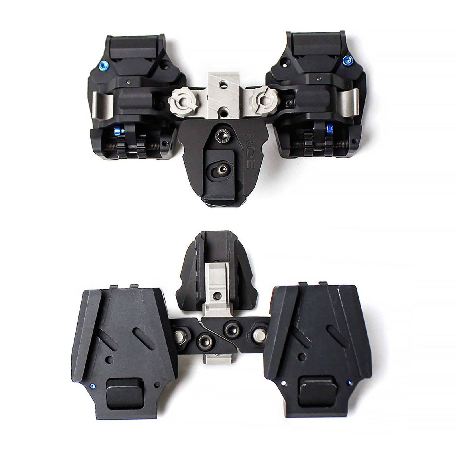 RQE Dual Bridge Mount Night Vision Monocular Conversion K-clip Adapter For Pvs14