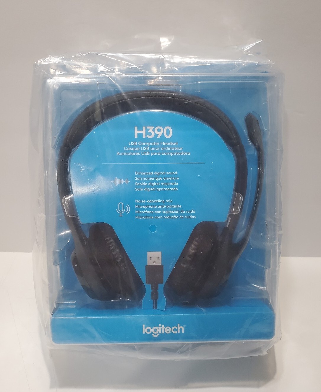 Logitech ClearChat Comfort USB Headset H390 Black BRAND NEW!