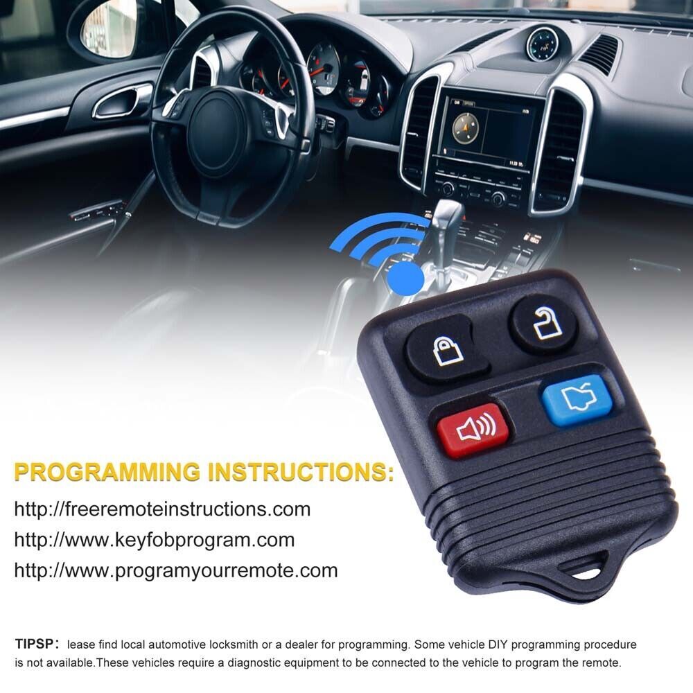 4 Button Keyless Entry Remote Control Fob Clicker Transmitter For Ford Lincoln