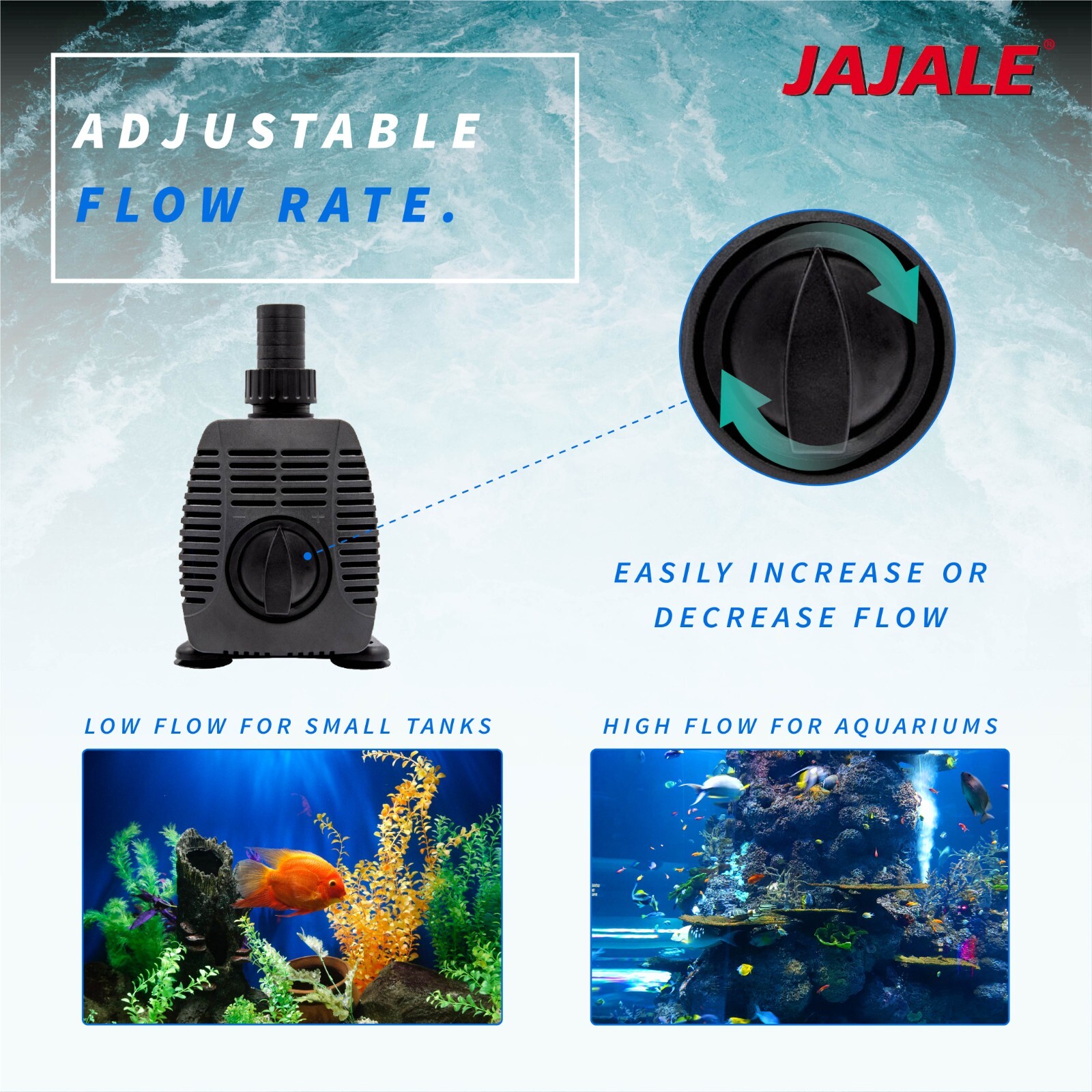 Amphibious water pump 1720 GPH