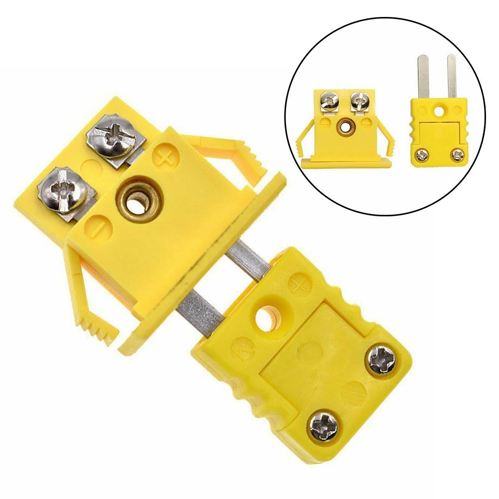 Simplified K Type Thermocouple Setup with Miniature Socket & Connector
