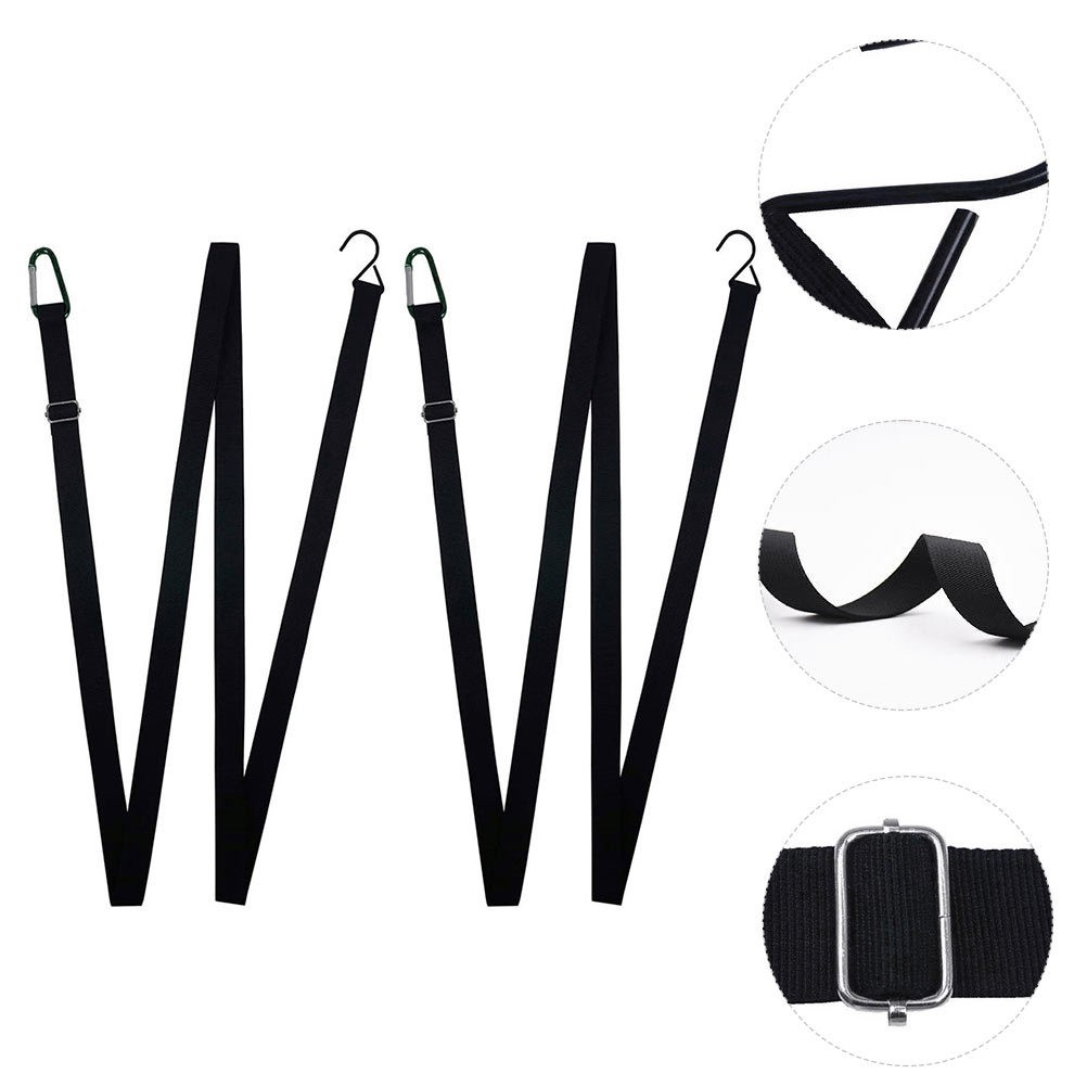 2 Pcs 4.4m Straps Wind Protector Elastic Adjustable Rope Protect Rope