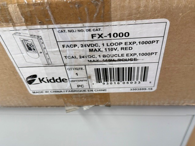 NEW KIDDE FX-1000 FIRE ALARM CONTROL PANEL (FREE SHIPPING!)