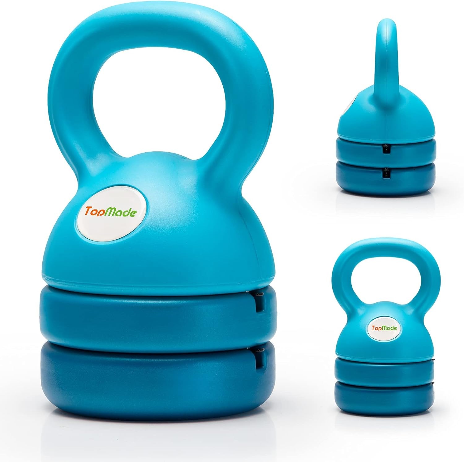 Topmade Adjustable Kettlebell Weights Set Cast Iron Exercise Fitness Kettle Ball